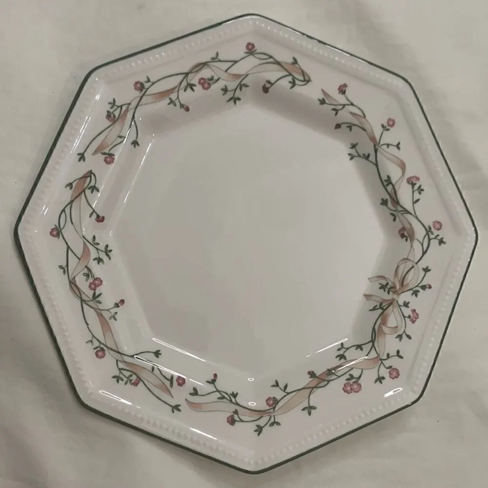 Johnson Bros 1981 Eternal Bean England Tableware 6 In Saucers Set 3 Appetizer